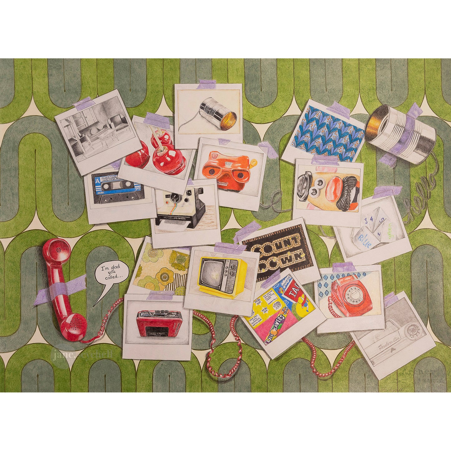 Polaroid Moments - Original Art Work - Framed