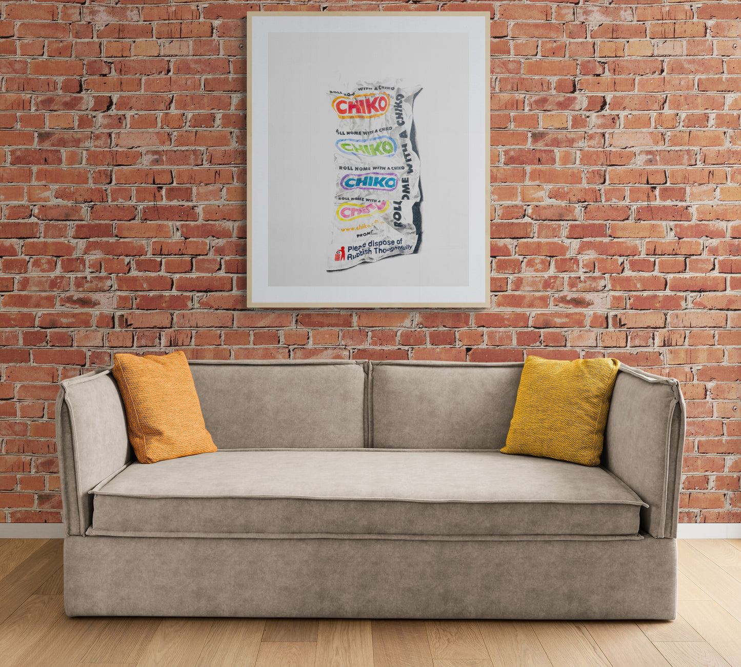 Chicko Roll - Original Art Work - Framed