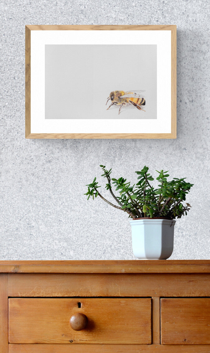 Bee Free - Original Artwork - Framed
