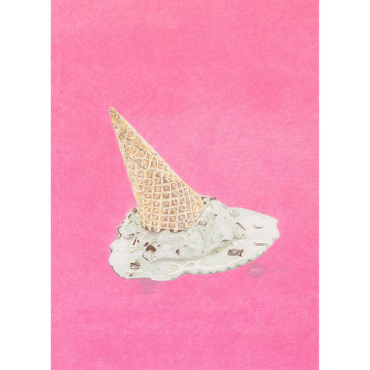 Ice Cream Scream - Original Art Work - Framed