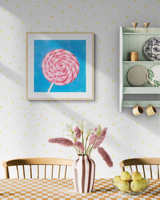 Lollipop Sweetness - Original Art Work - Framed